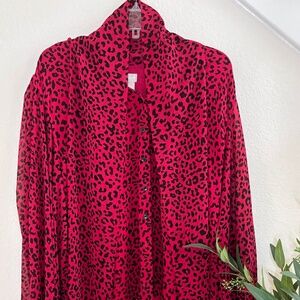 Chicos Red Blouse